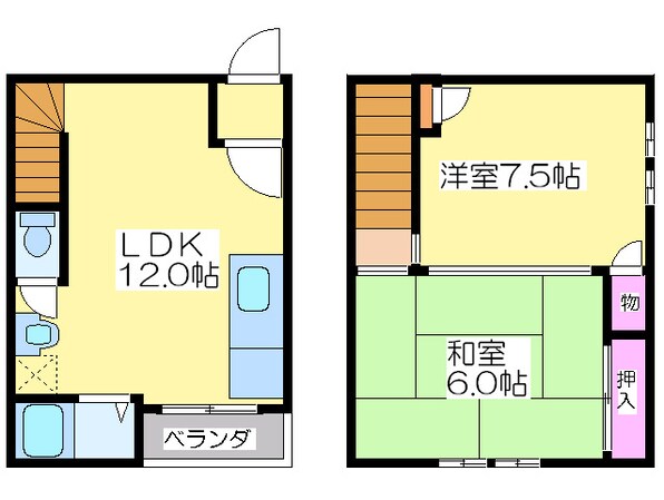 ボンジュール南恩加島の物件間取画像